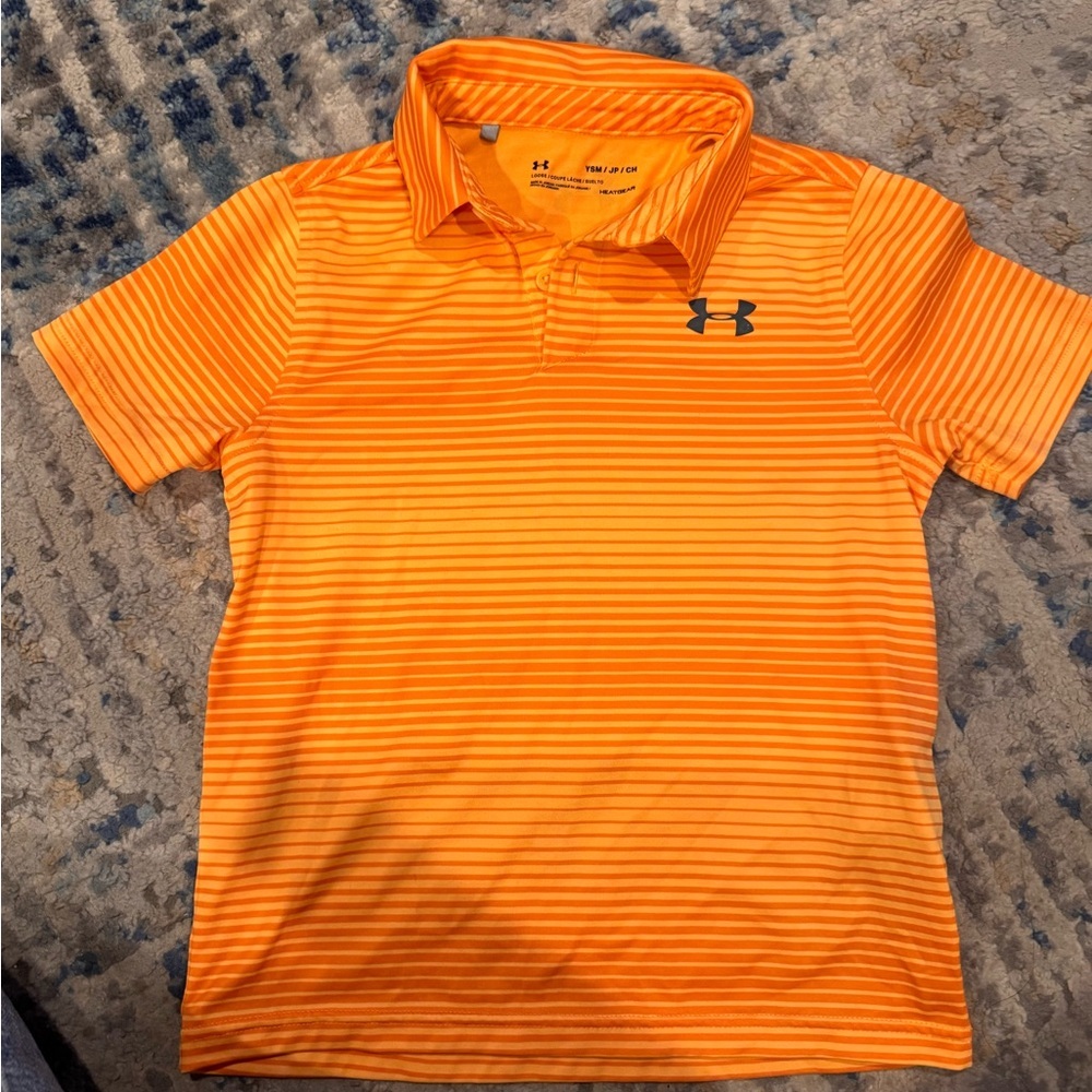 Under Armour Kids Orange Polo Shirt